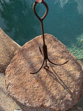 Vintage Twisted Iron Multi Hook